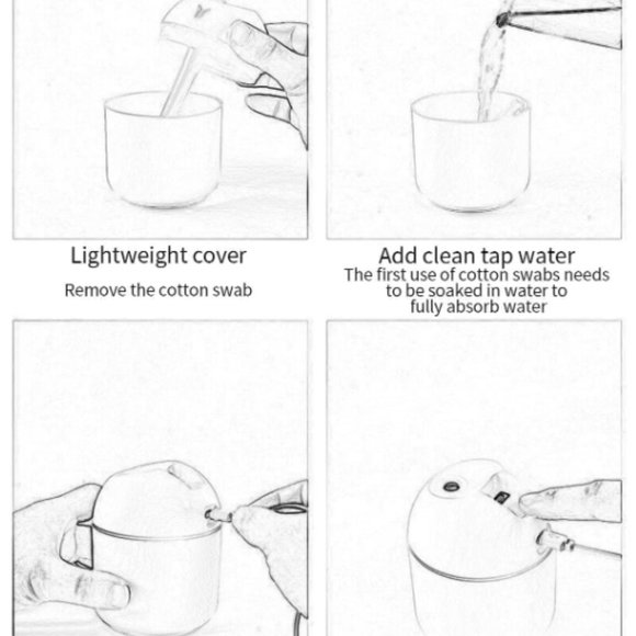 RECHARGEABLE PORTABLO HUMIDIFIER - Picture 5 of 5